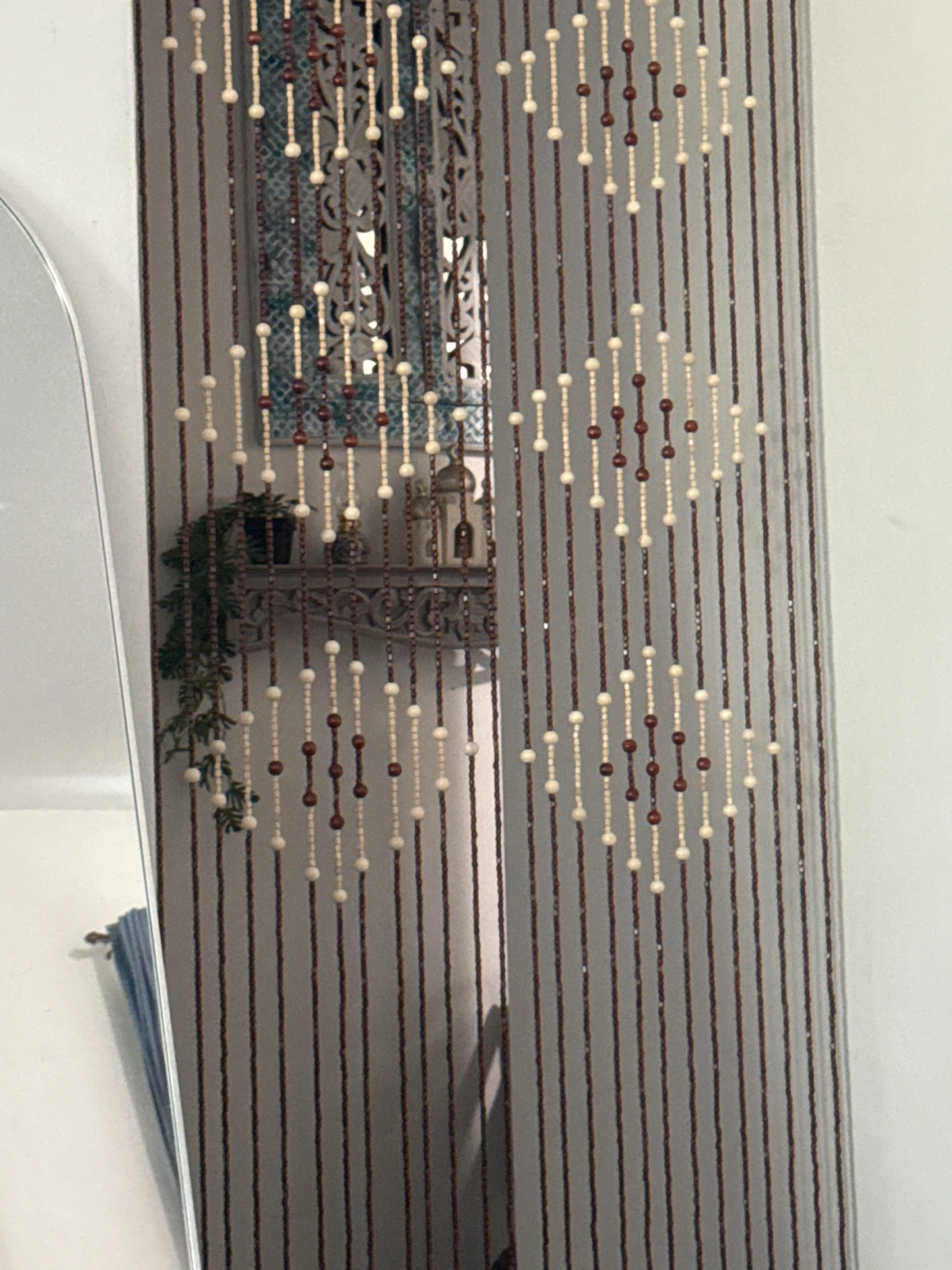 New- Wooden Beaded Doorway Curtain - photo 2