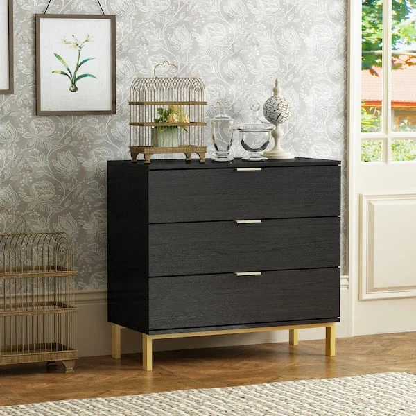 3-Drawer dresserTable Storage Cabinet