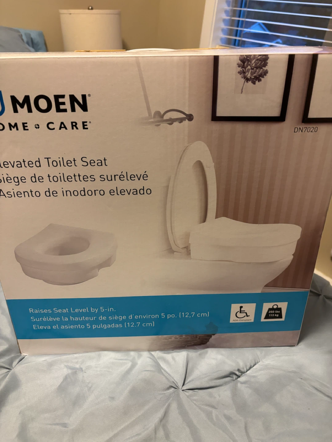 Toilet extension  purchased at Home Depot - photo 2