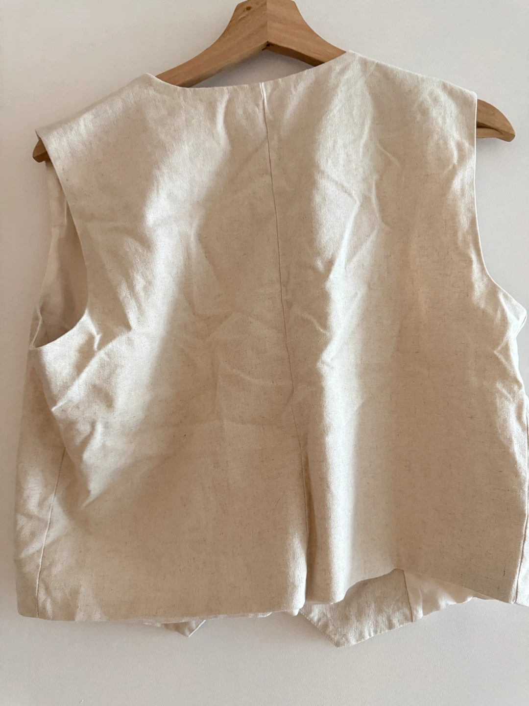 S MNG Beige Vest and Pants Work Set - photo 3