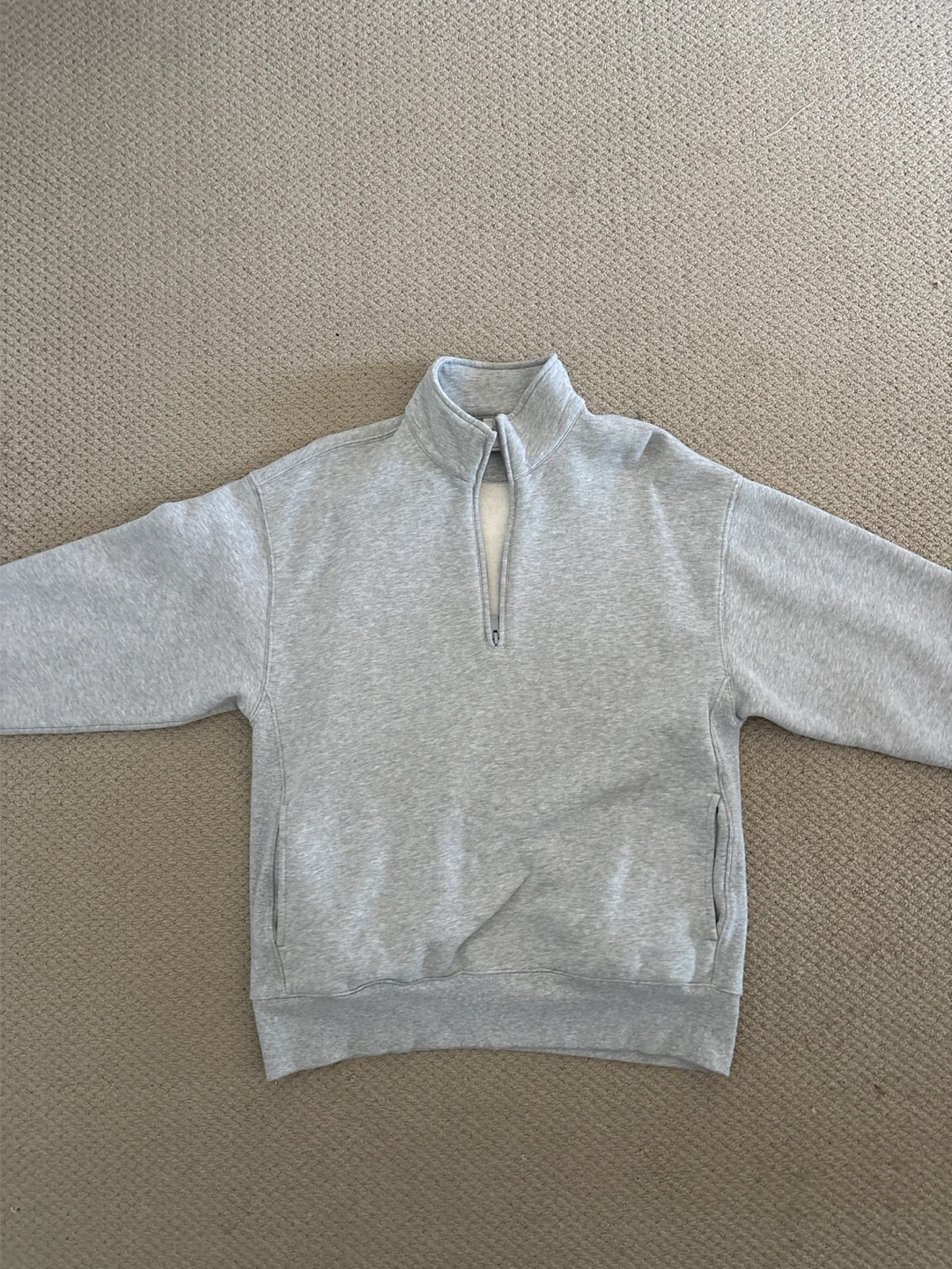 Aritzia Sweatfleece Half-Zip