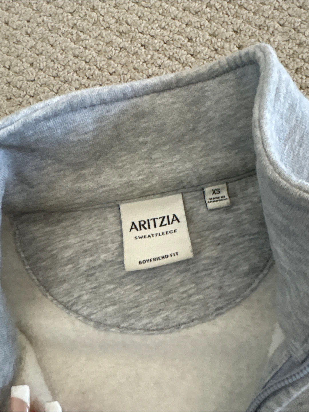 Aritzia Sweatfleece Half-Zip - photo 3