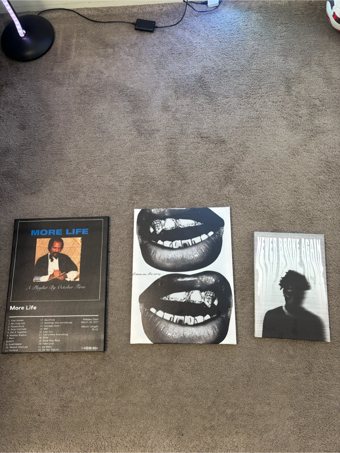 Set of 3 Hip Hop Album Art Canvas Prints