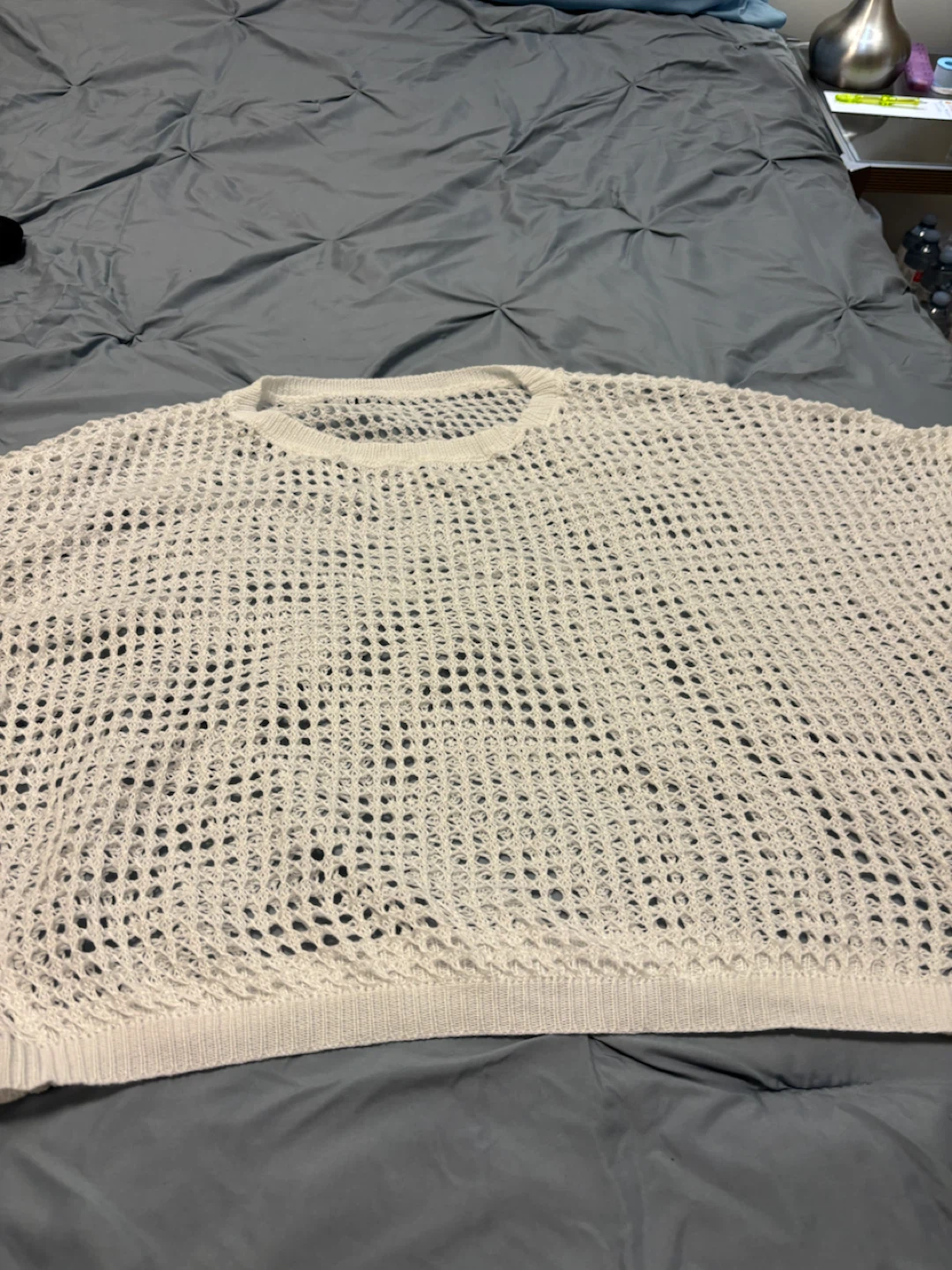 Fashion tops (3) black , white, blue