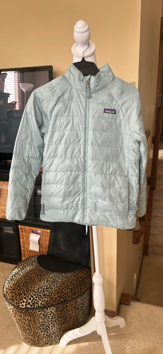 Patagonia Nano Puff Jacket Light Blue- Youth size 10(M) - photo 2
