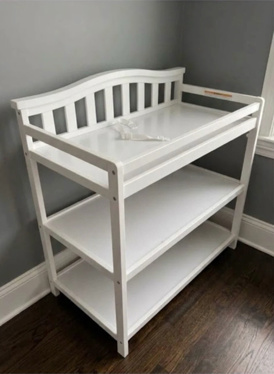 Solid Wood White Nursery Changing Table / Station (Delta/Graco)