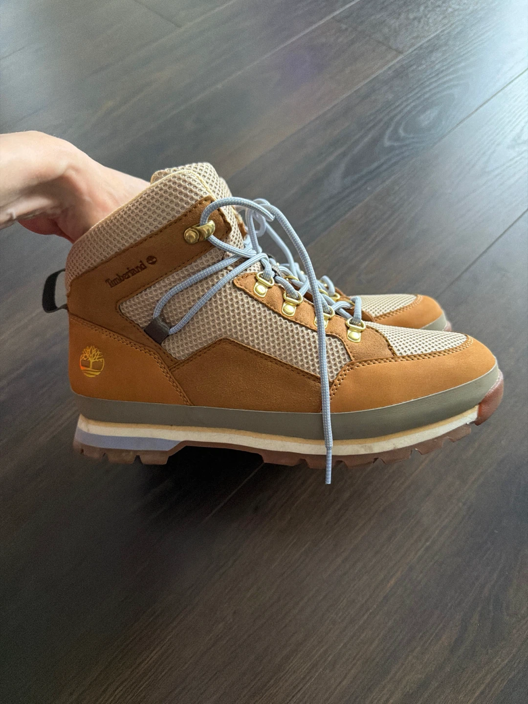 Timberland Women's Wheat Leather & Mesh Hiking Boots