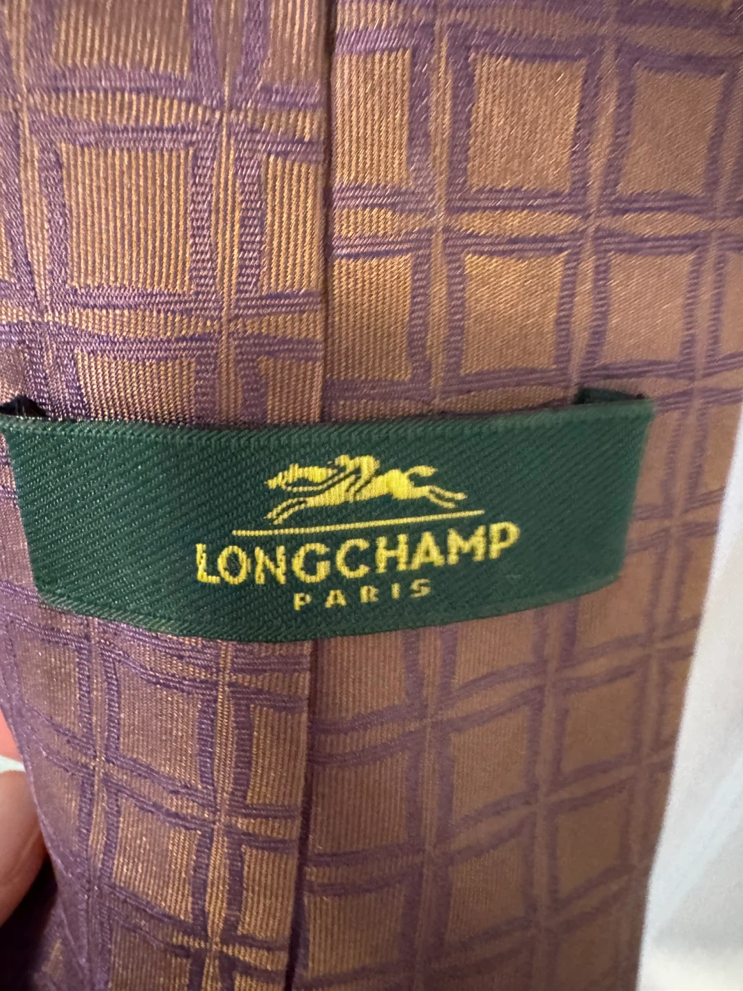 Vintage Longchamp Paris Silk Tie - photo 2