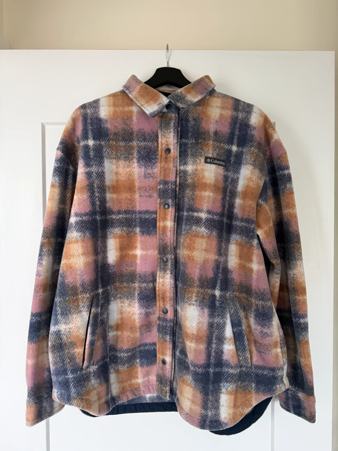 Columbia Women's Fleece Plaid Shirt Jacket (Shacket)