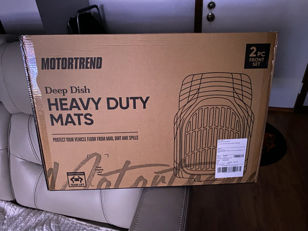 New Motortrend Deep Dish  Heavy Duty Car Floor Mats - photo 2