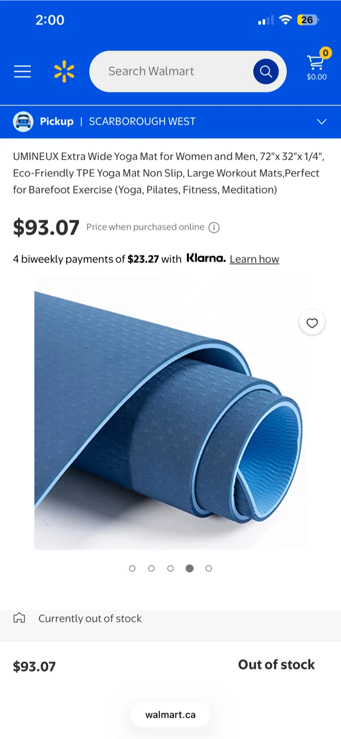 UMINEUX Extra Wide Yoga Mat - photo 2