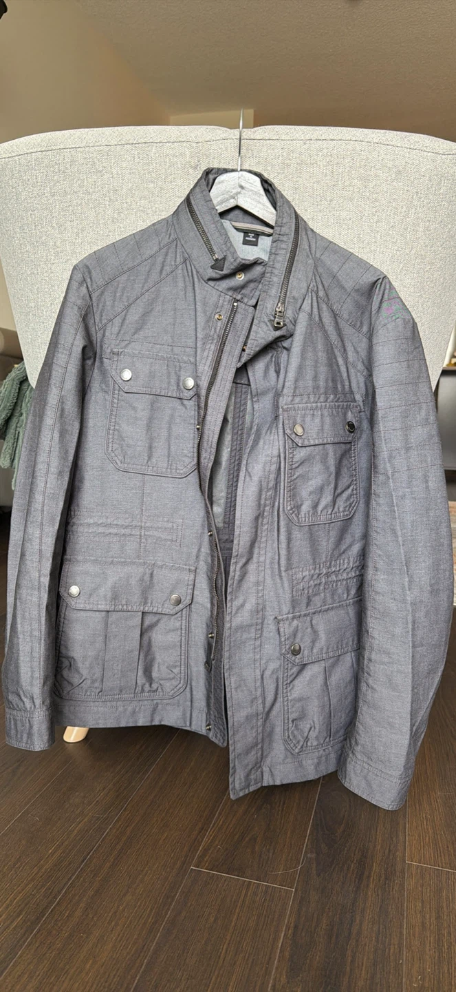 BOSS Hugo Boss Water Repellent Grey Jacket