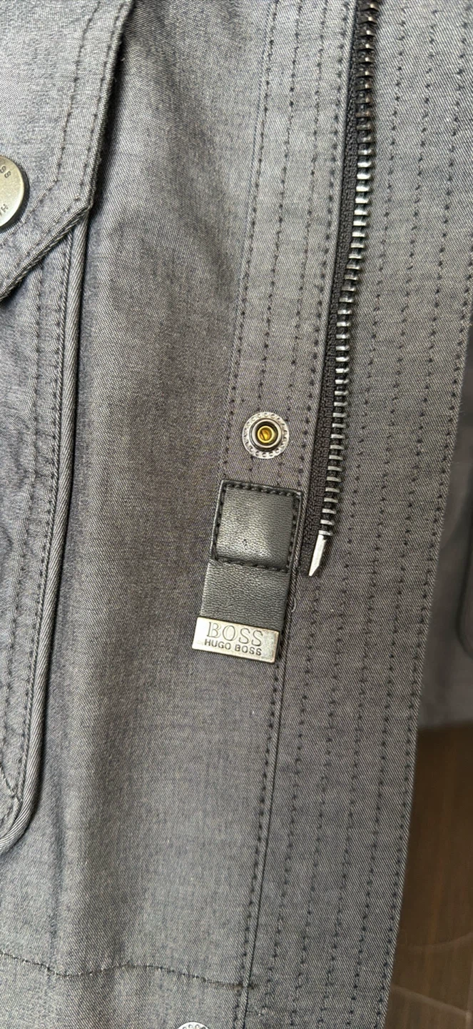 BOSS Hugo Boss Water Repellent Grey Jacket - photo 2