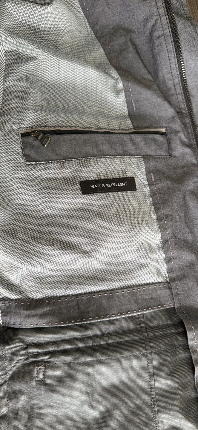 BOSS Hugo Boss Water Repellent Grey Jacket - photo 3