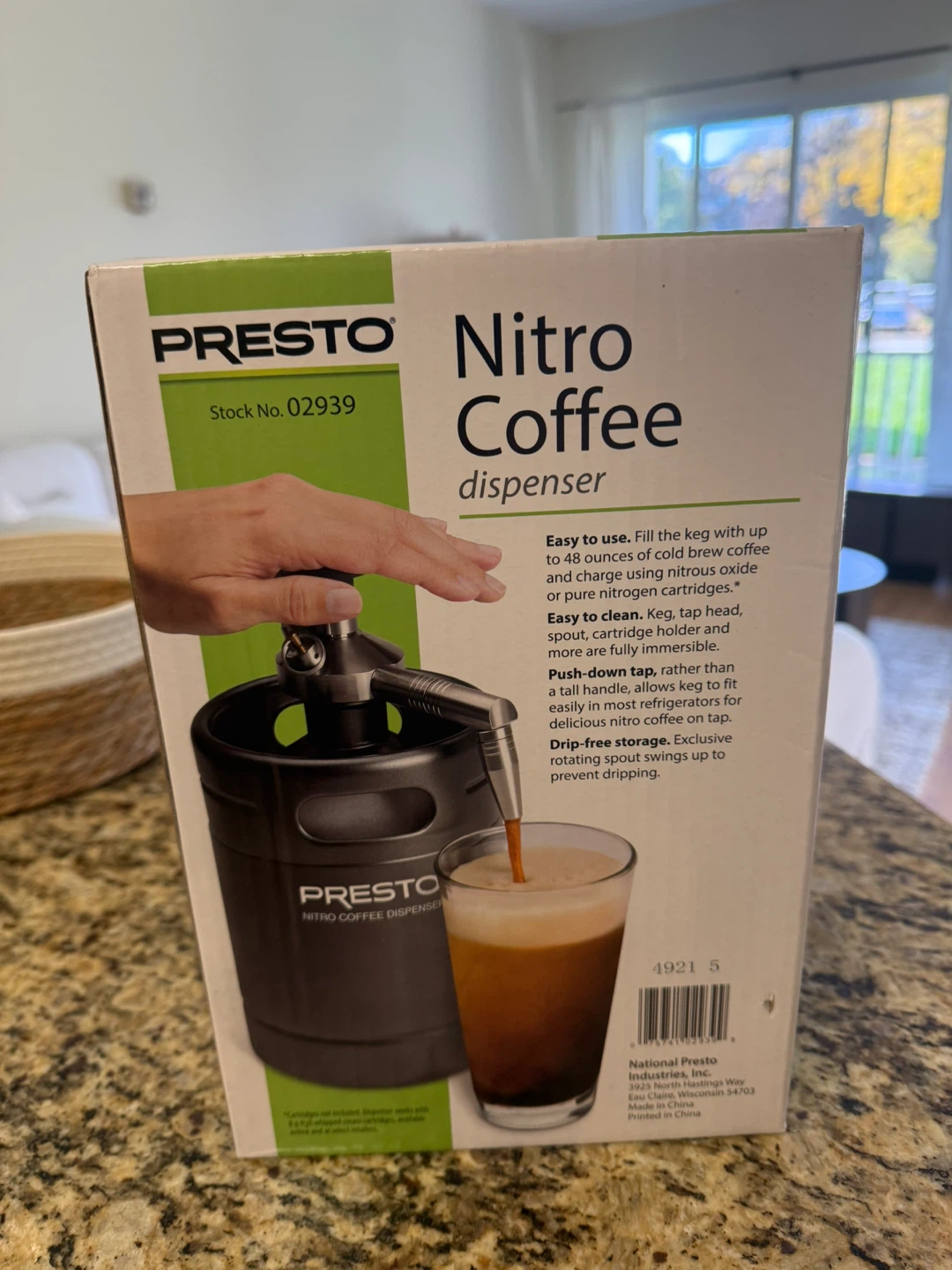 Presto Nitro Coffee Dispenser