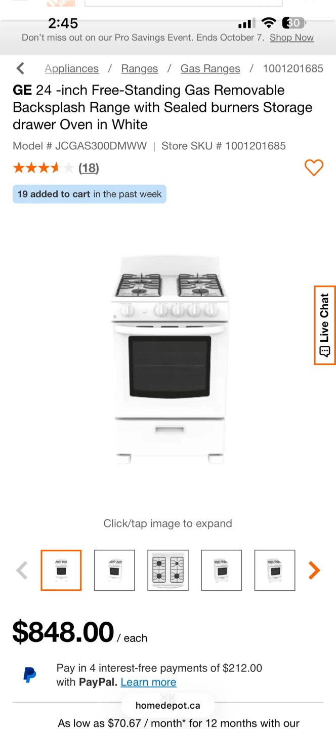 🔥 BRAND-NEW / OPEN-BOX GE & MOFFAT APPLIANCES — CLEARANCE SALE