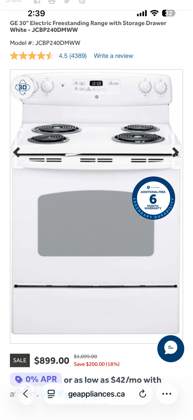 🔥 BRAND-NEW / OPEN-BOX GE & MOFFAT APPLIANCES — CLEARANCE SALE - photo 3