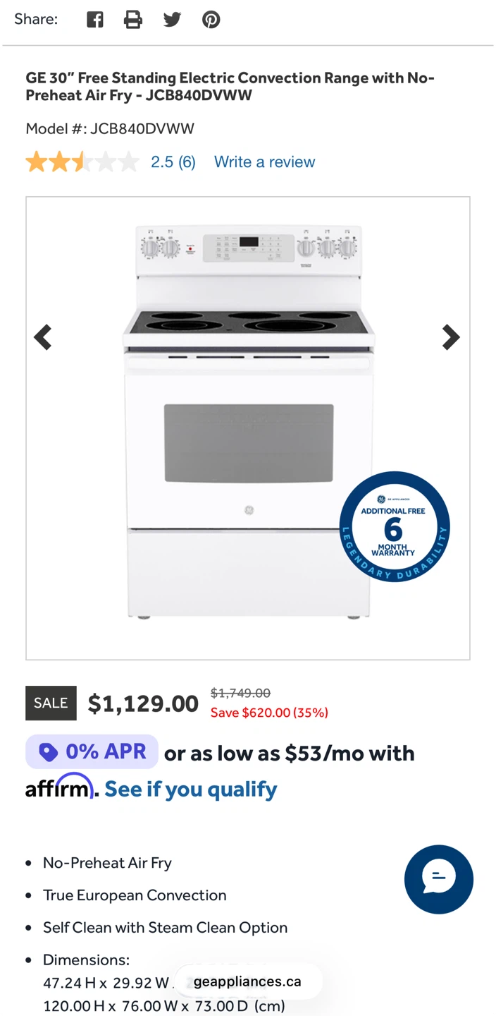 🔥 BRAND-NEW / OPEN-BOX GE & MOFFAT APPLIANCES — CLEARANCE SALE - photo 5