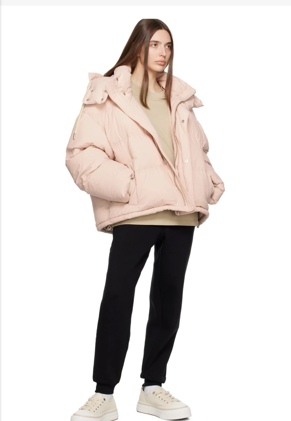 AMI Paris Light Pink Puffer Jacket – Like New | $550 - photo 3