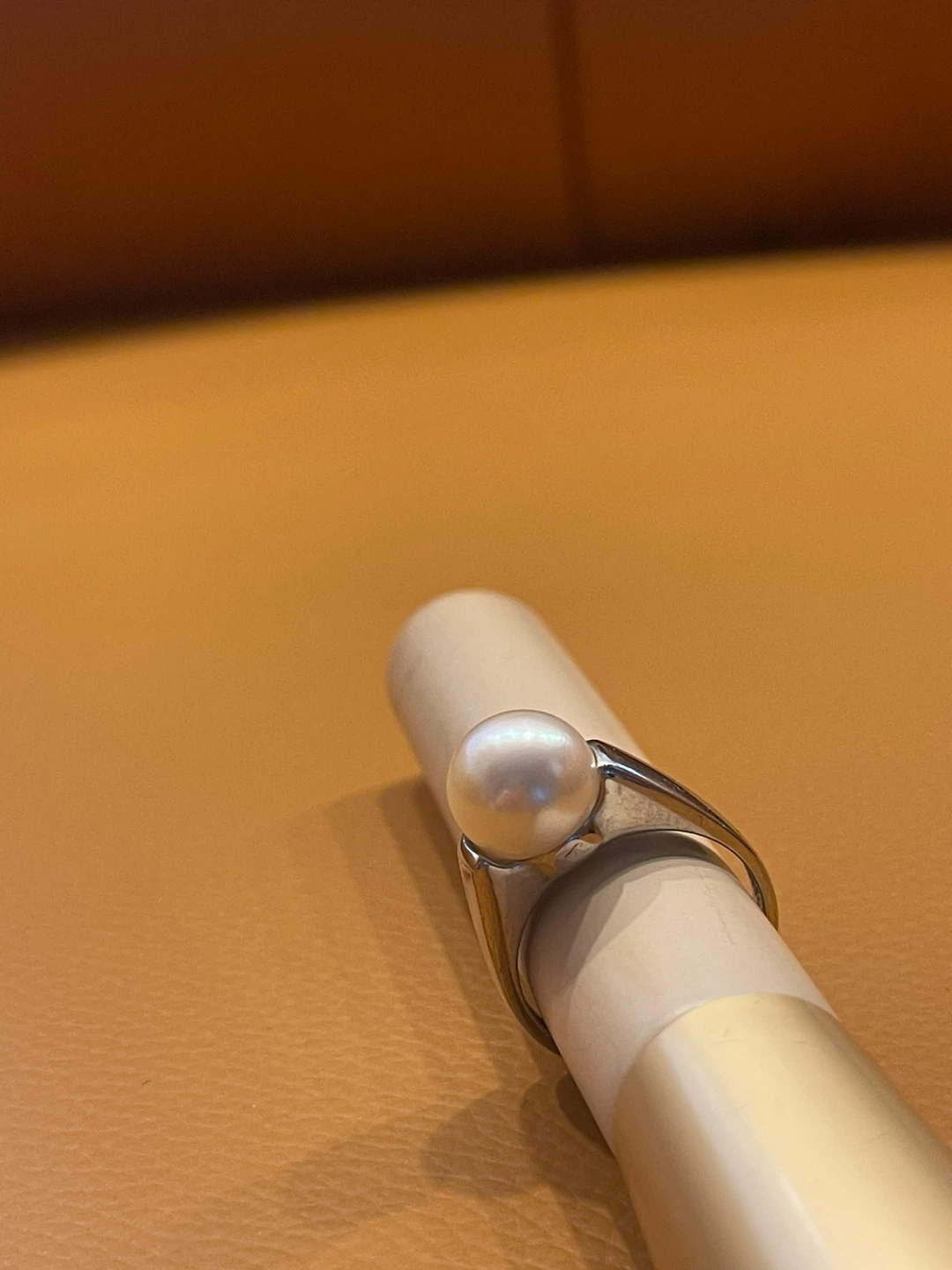 Pearl Sterling Silver Ring - photo 3