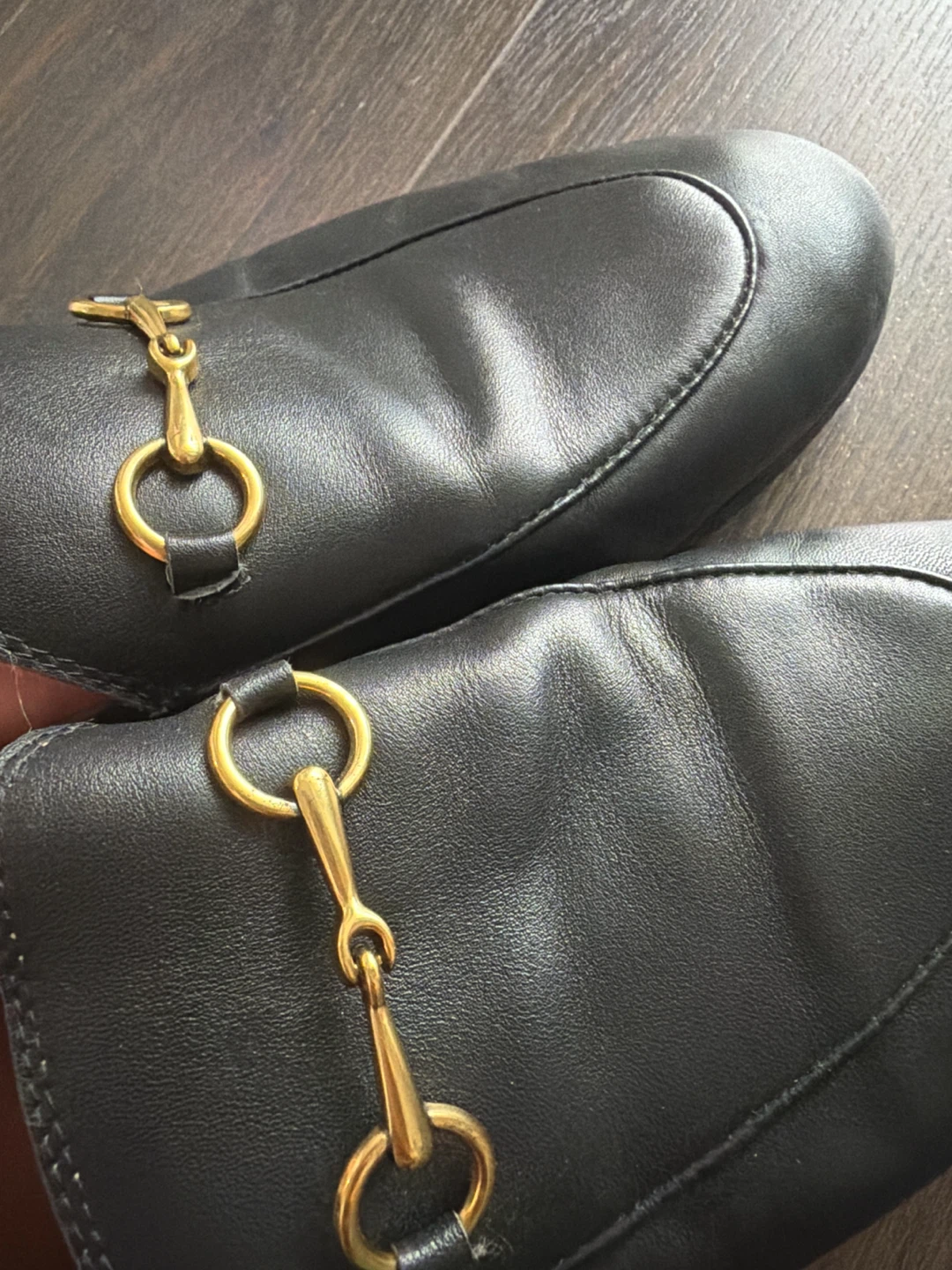 Leather loafers (aka Gucci Horsebit Loafers) - photo 4