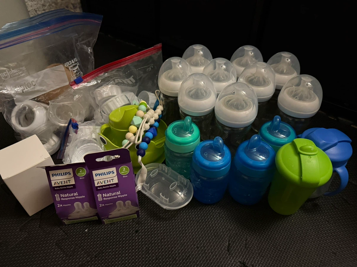 Philips Avent Baby Bottle and Sippy Cups Lot