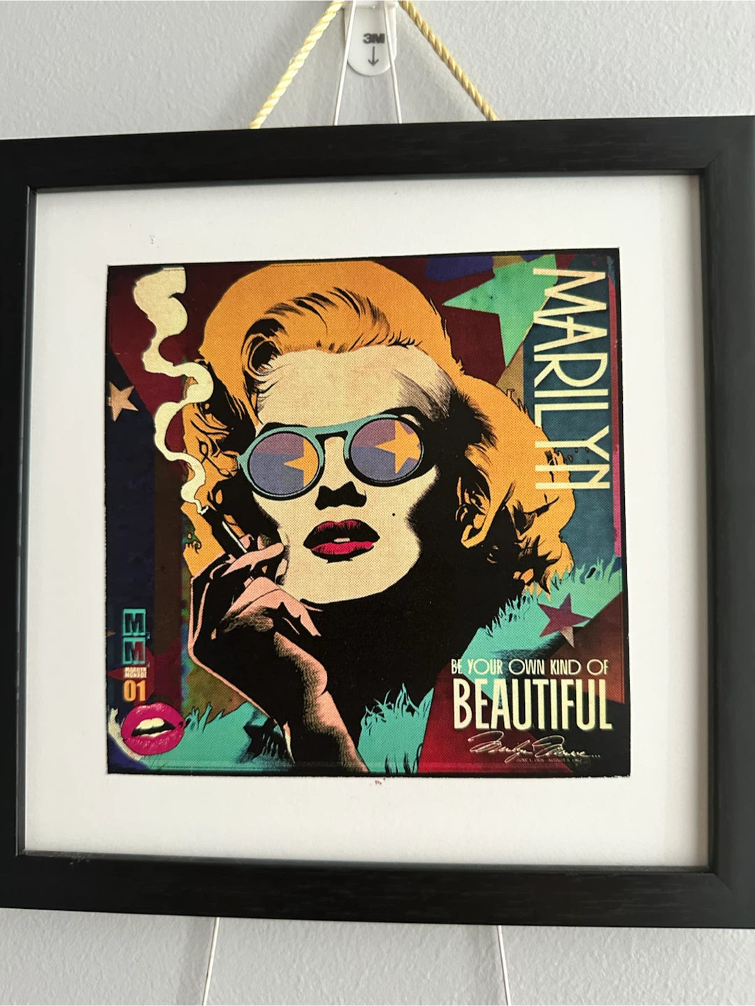 Marilyn Monroe Pop Art Framed Wall Print