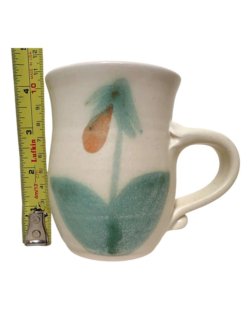 Vintage Malcolm Stanley PEI Lady’s Slipper Pottery Mug - photo 4