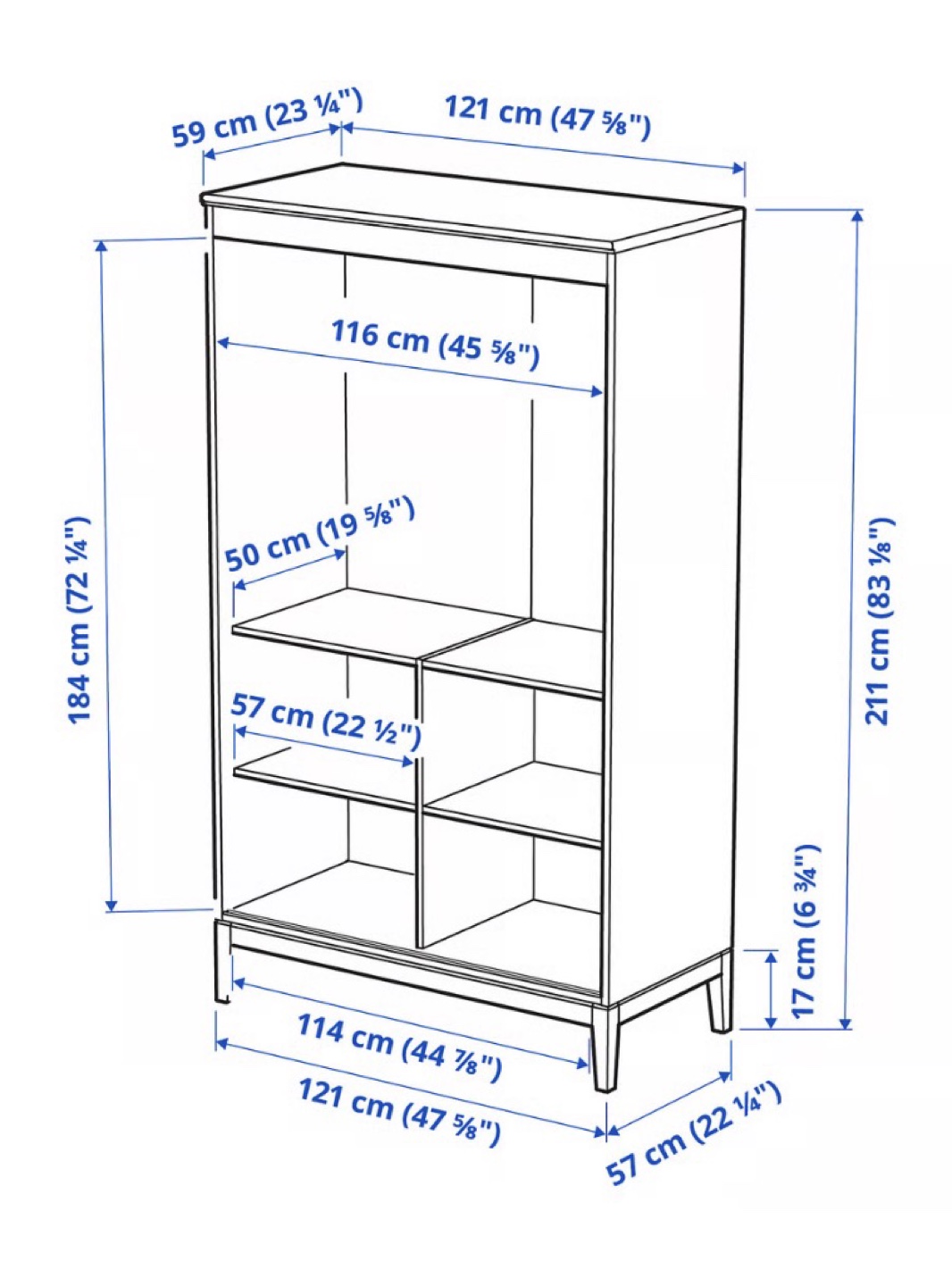 IKEA IDANÄS Wardrobe, White - photo 3