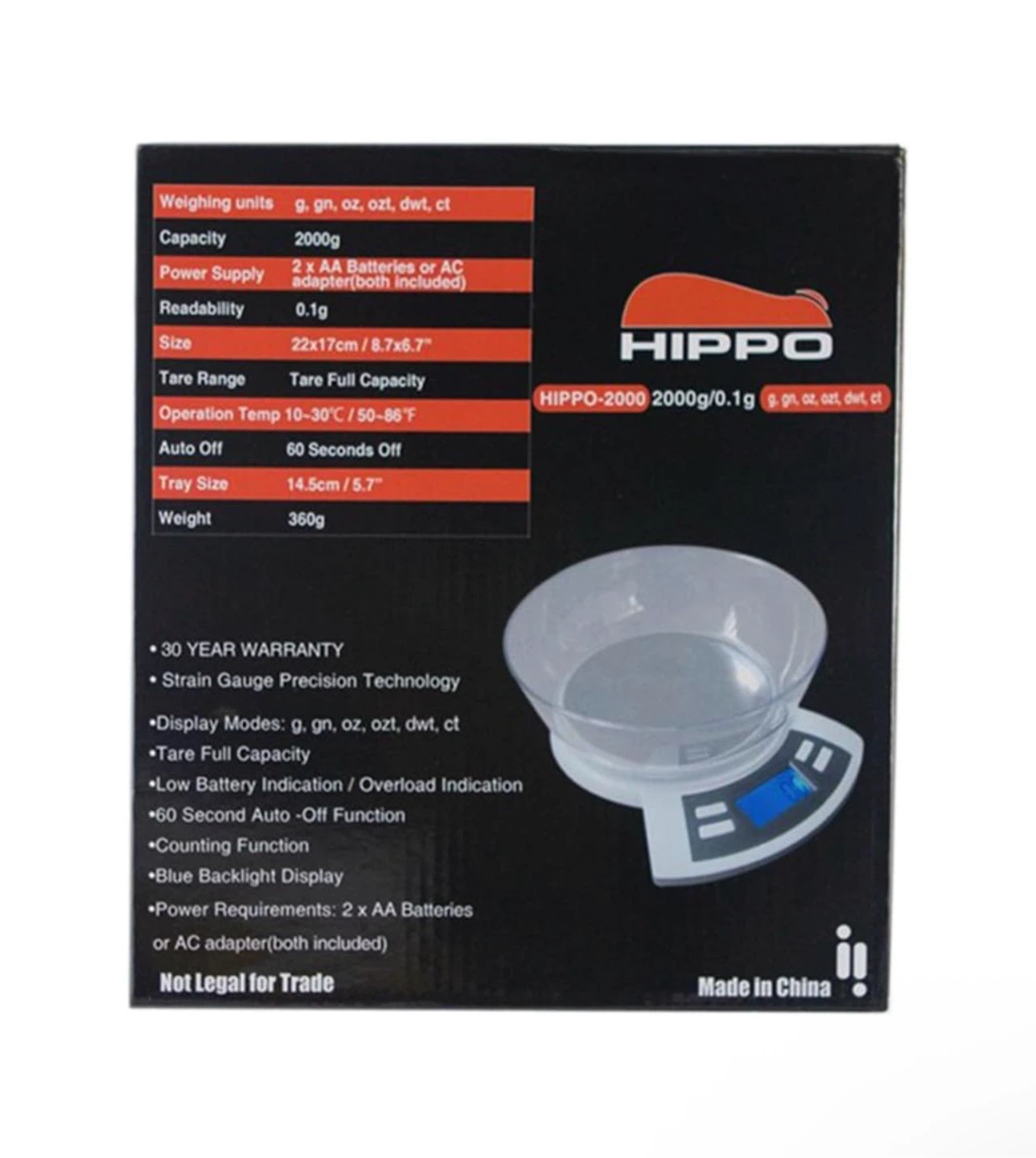 XL Digital Kitchen Scale with Clear Removable Bowl - photo 4