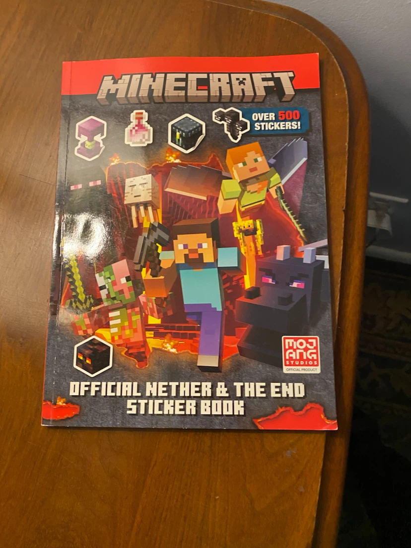 Minecraft Official Nether & The End Sticker Book