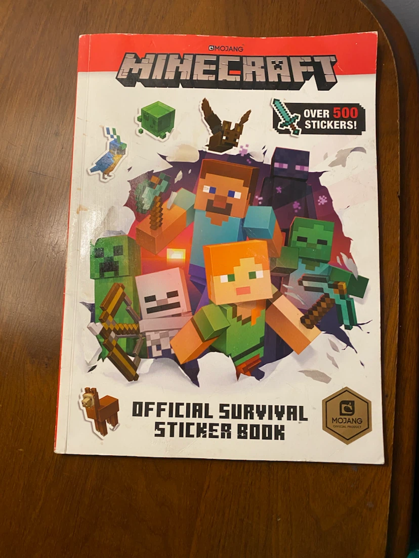 Minecraft Official Survival Sticker Book