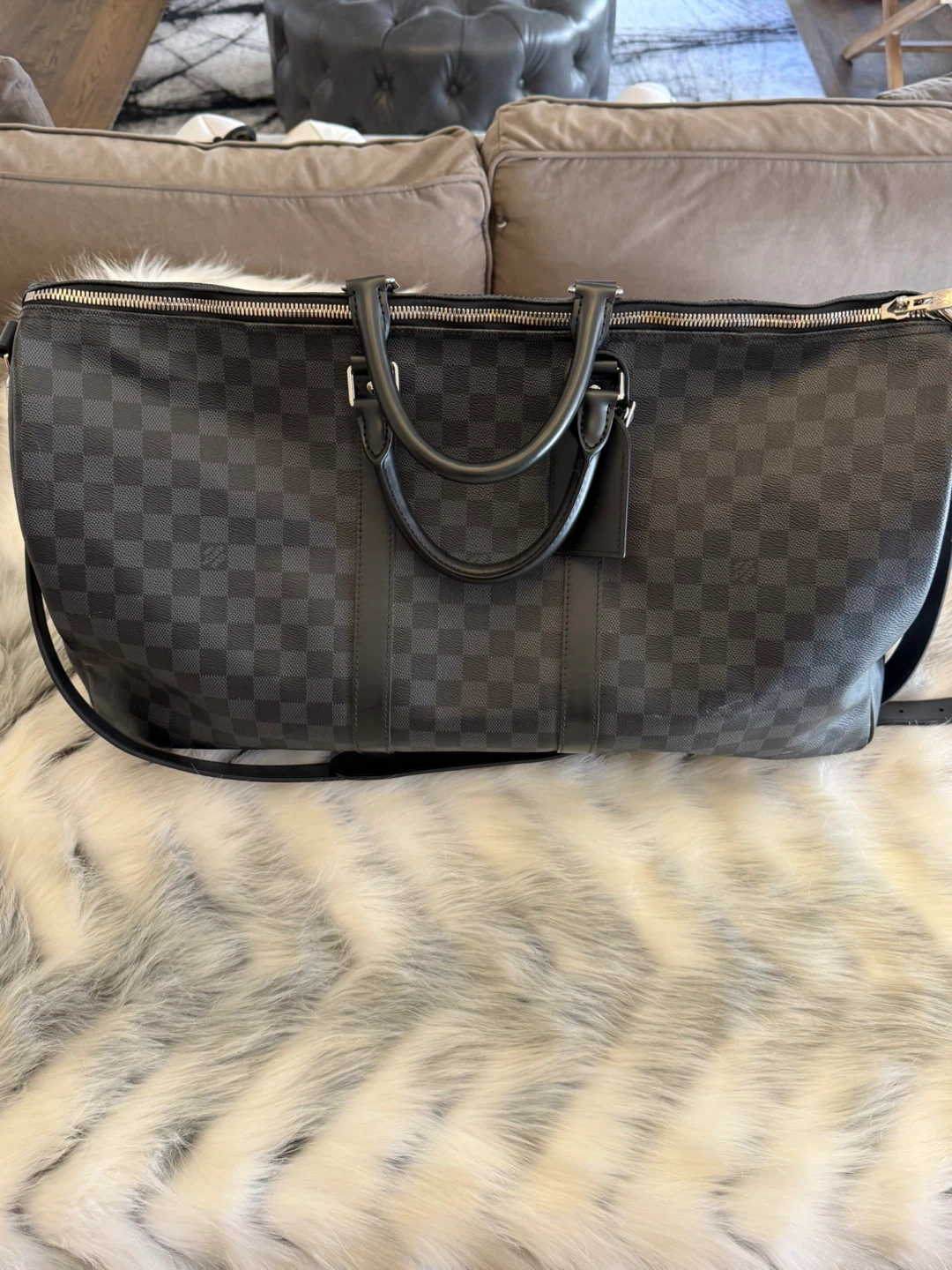 Louis Vuitton Keepall Bandouliere 55 Damier Graphite - photo 2