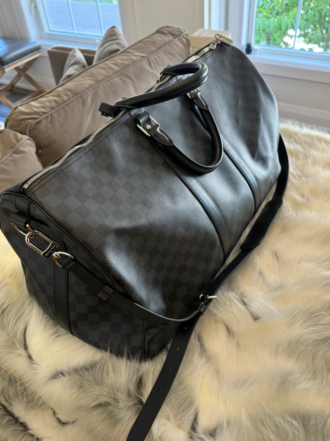 Louis Vuitton Keepall Bandouliere 55 Damier Graphite - photo 3