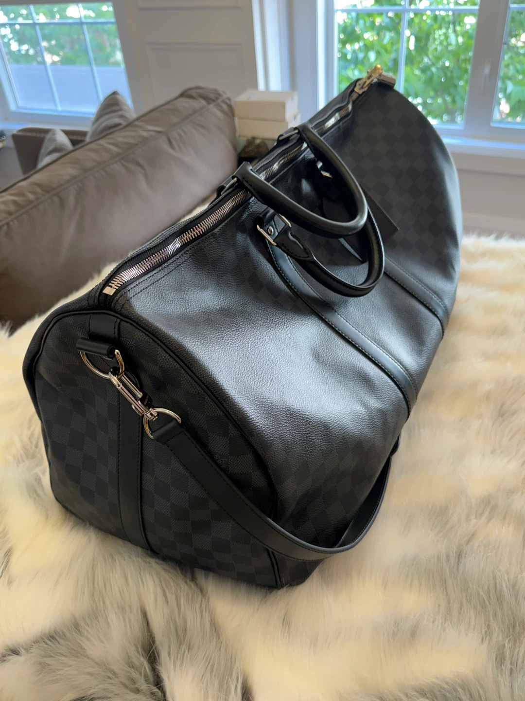 Louis Vuitton Keepall Bandouliere 55 Damier Graphite - photo 4
