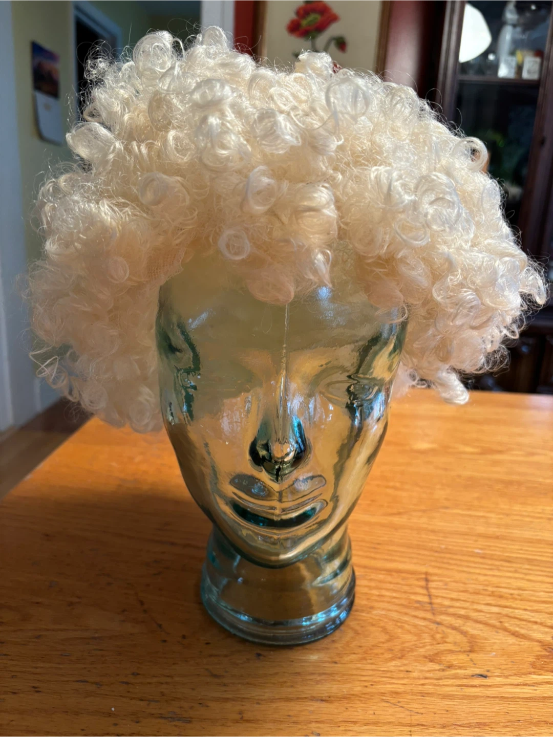 Curly Blonde Costume Wig