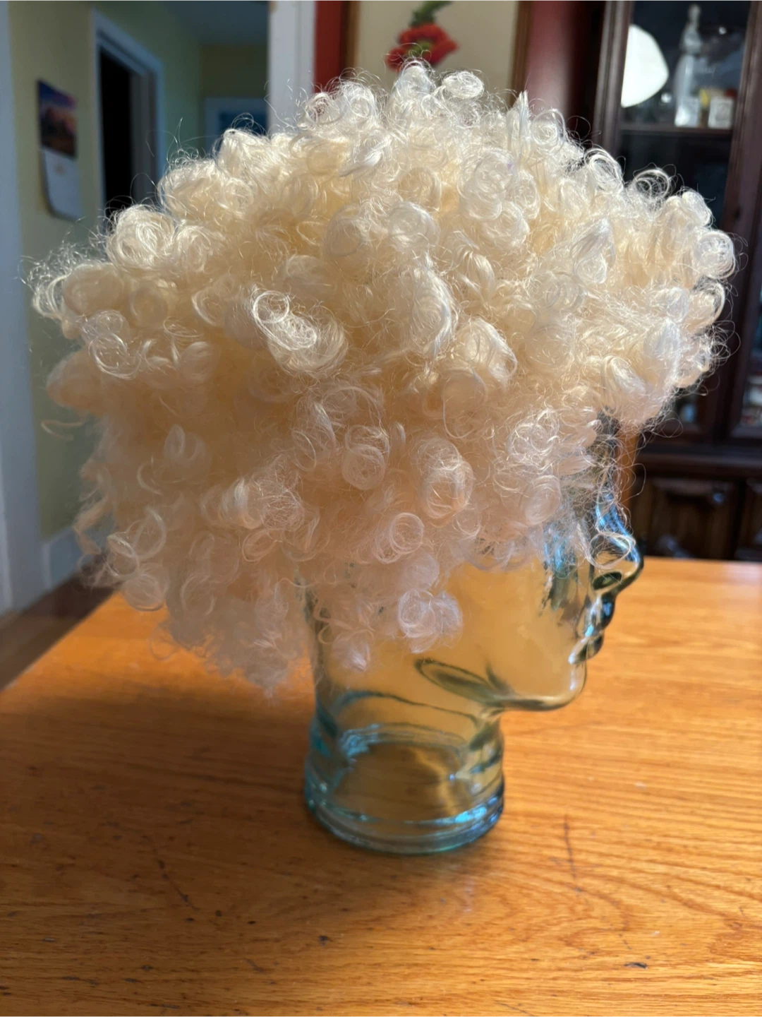 Curly Blonde Costume Wig - photo 2