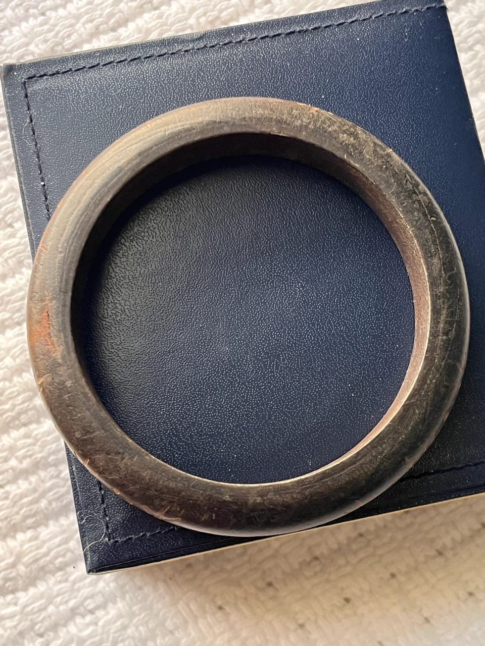 Engraved wooden bangle bracelet - photo 4