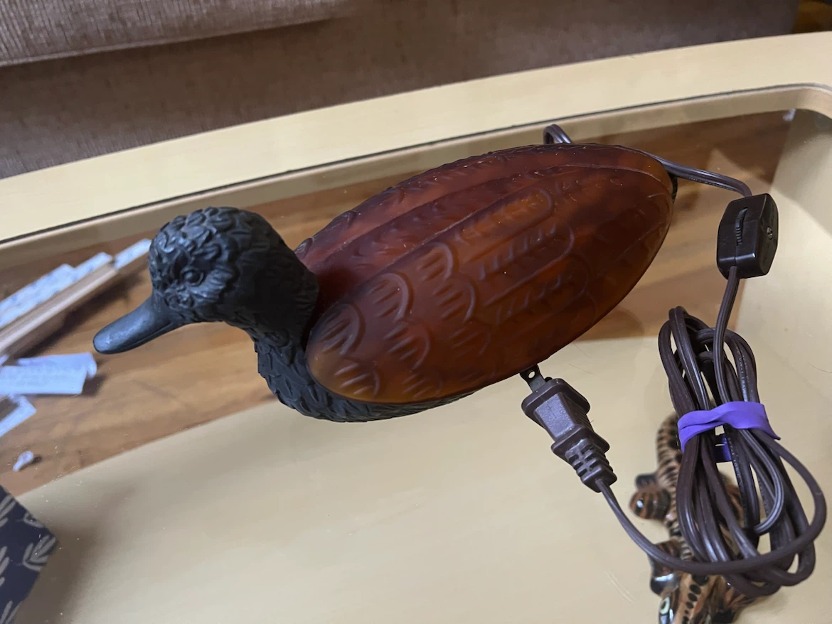 Vintage Duck Accent Lamp
