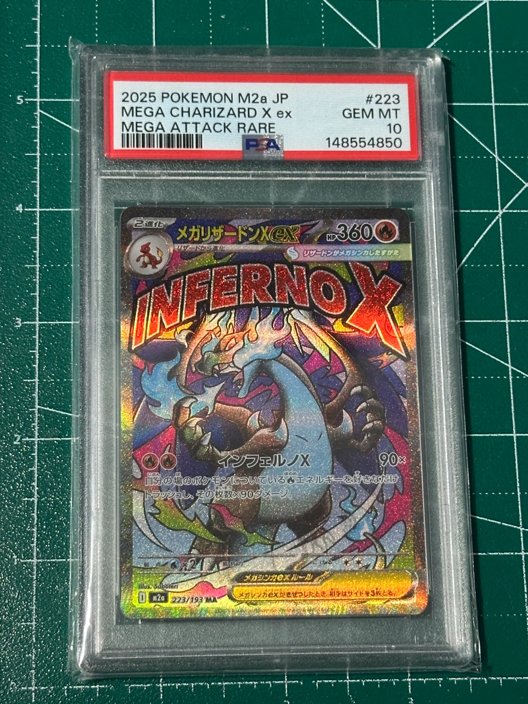 PSA 10 Mega Charizard X ex Pokemon Card