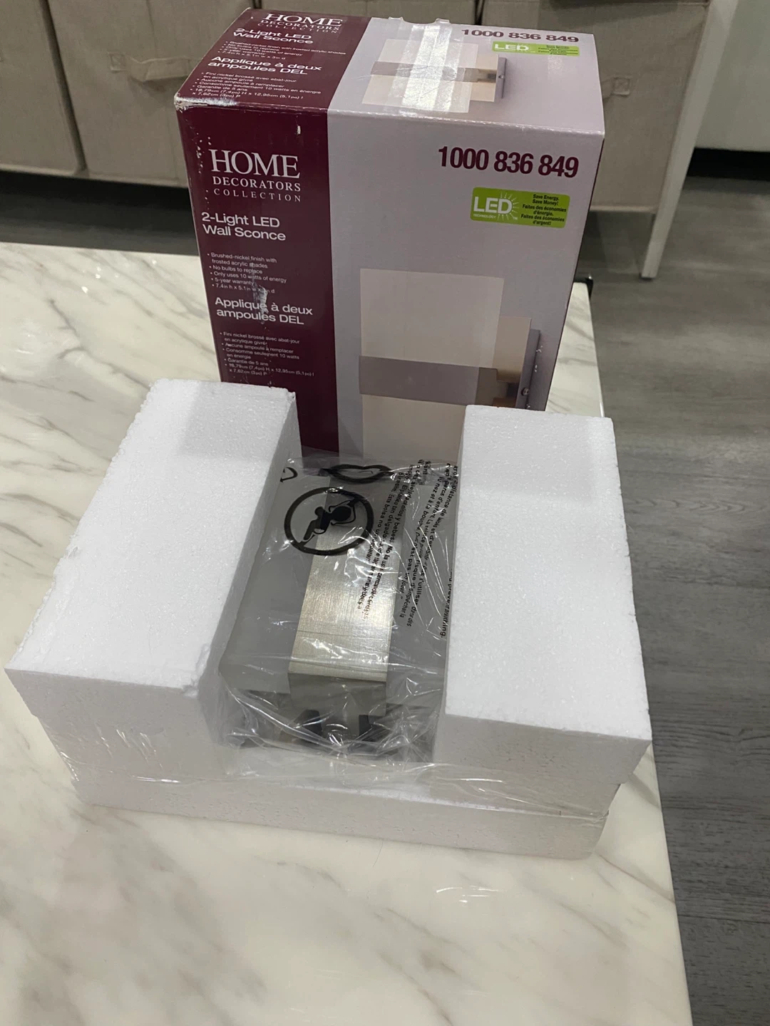 Home Decorators Collection 2-Light LED Wall Sconce - photo 3
