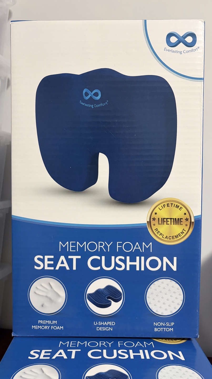 Everlasting Comfort Memory Foam Seat Cushion