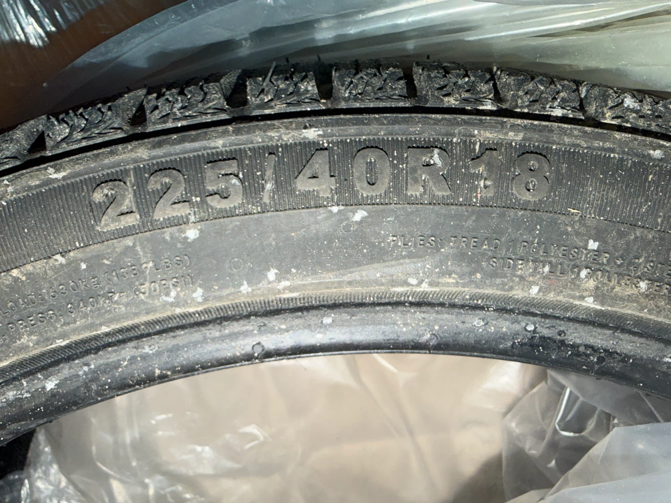 Winter Tires for Sale – Set of 4 (225/40 R18) - photo 3