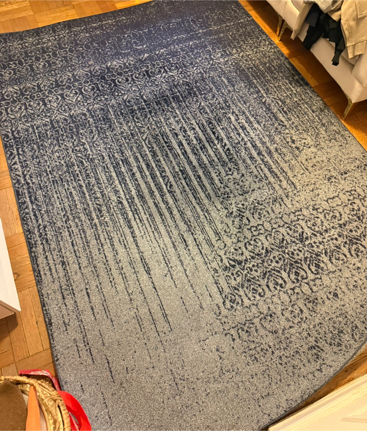 Unique Loom Angelica Rug 6' x 9' Navy Blue - photo 4