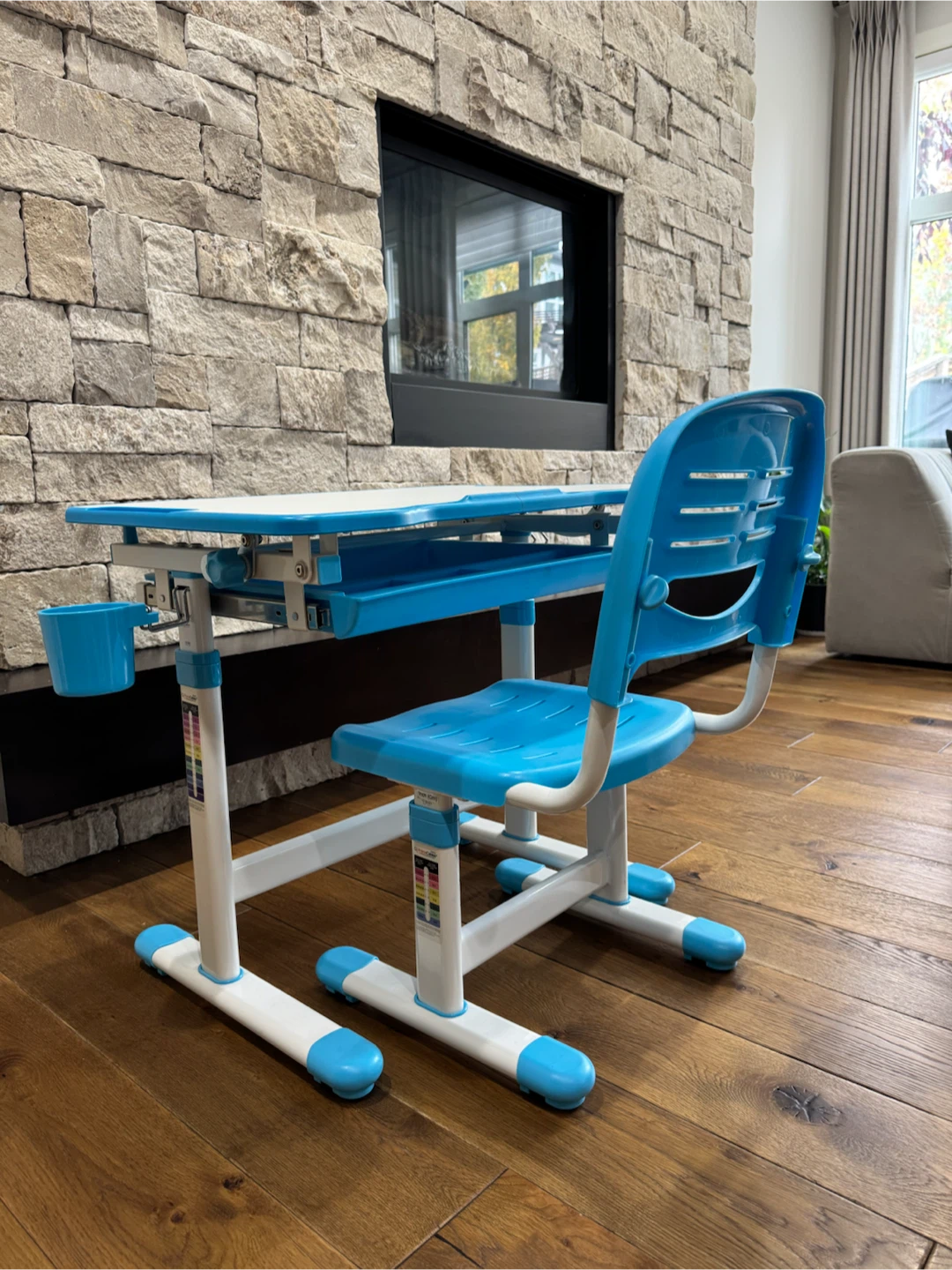 Kids Adjustable Desk and Chair Set