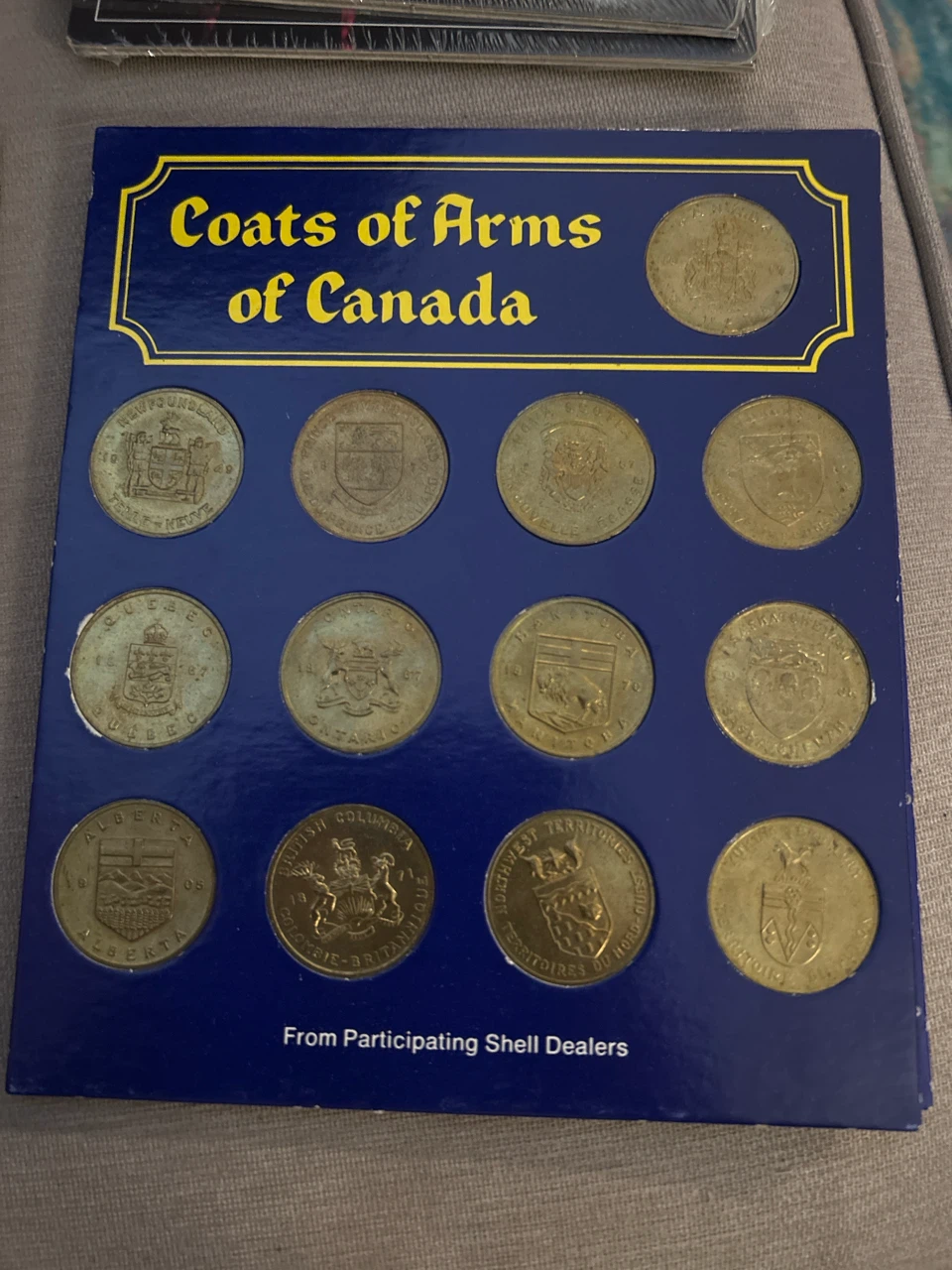 Shell Canada Floral Emblems and Coats of Arms Coin Sets