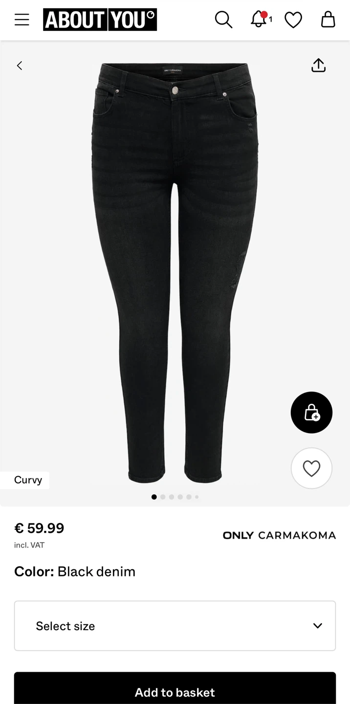 Women Only Carmakoma Black Jeans - photo 3