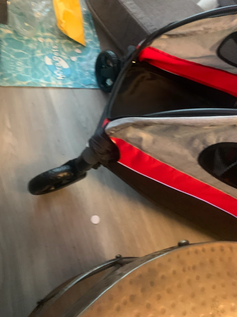 Brand new Red/gray Pet Stroller for medium/ large dogs