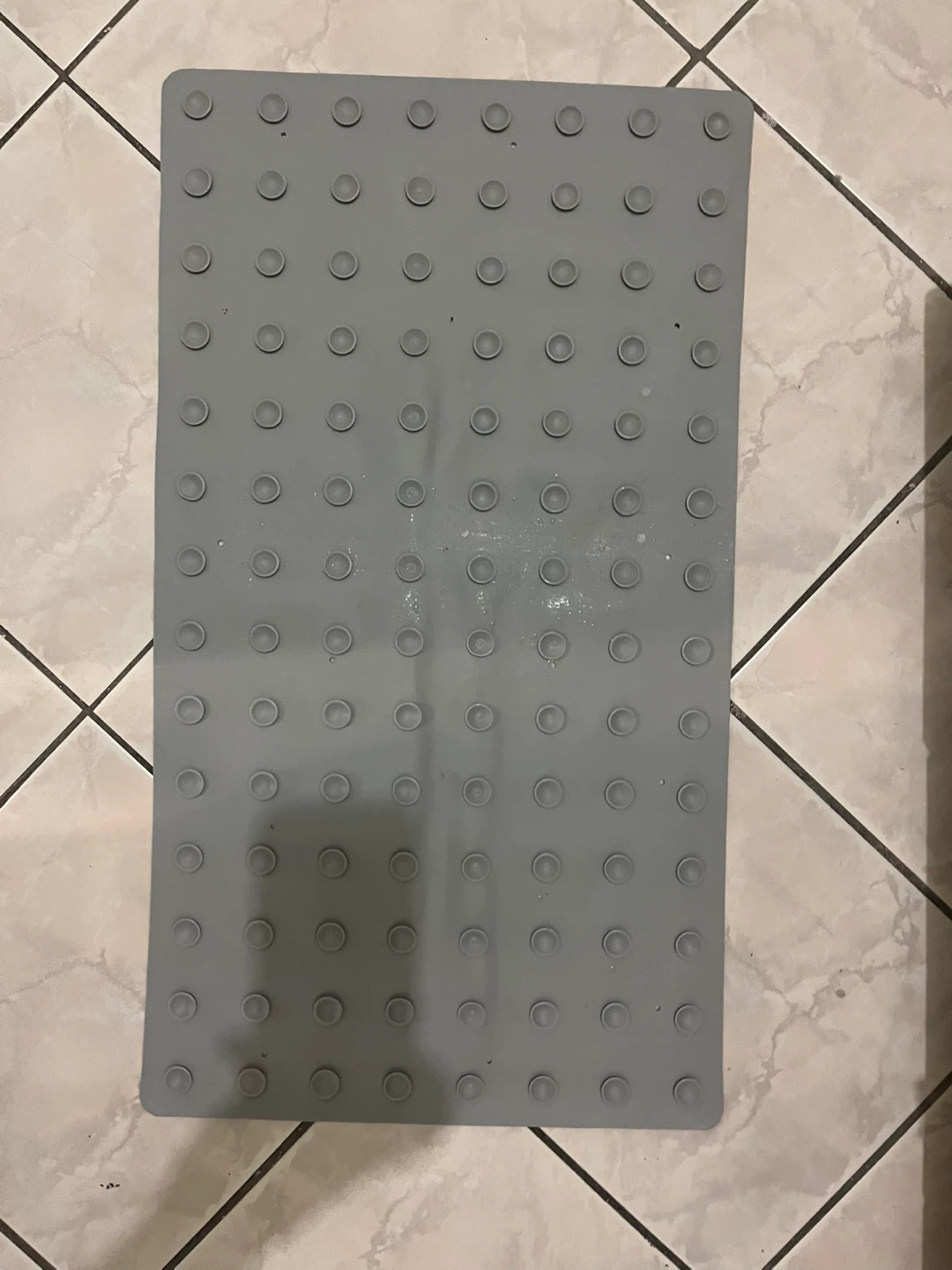 Grey Non-Slip Bath Mat - photo 2