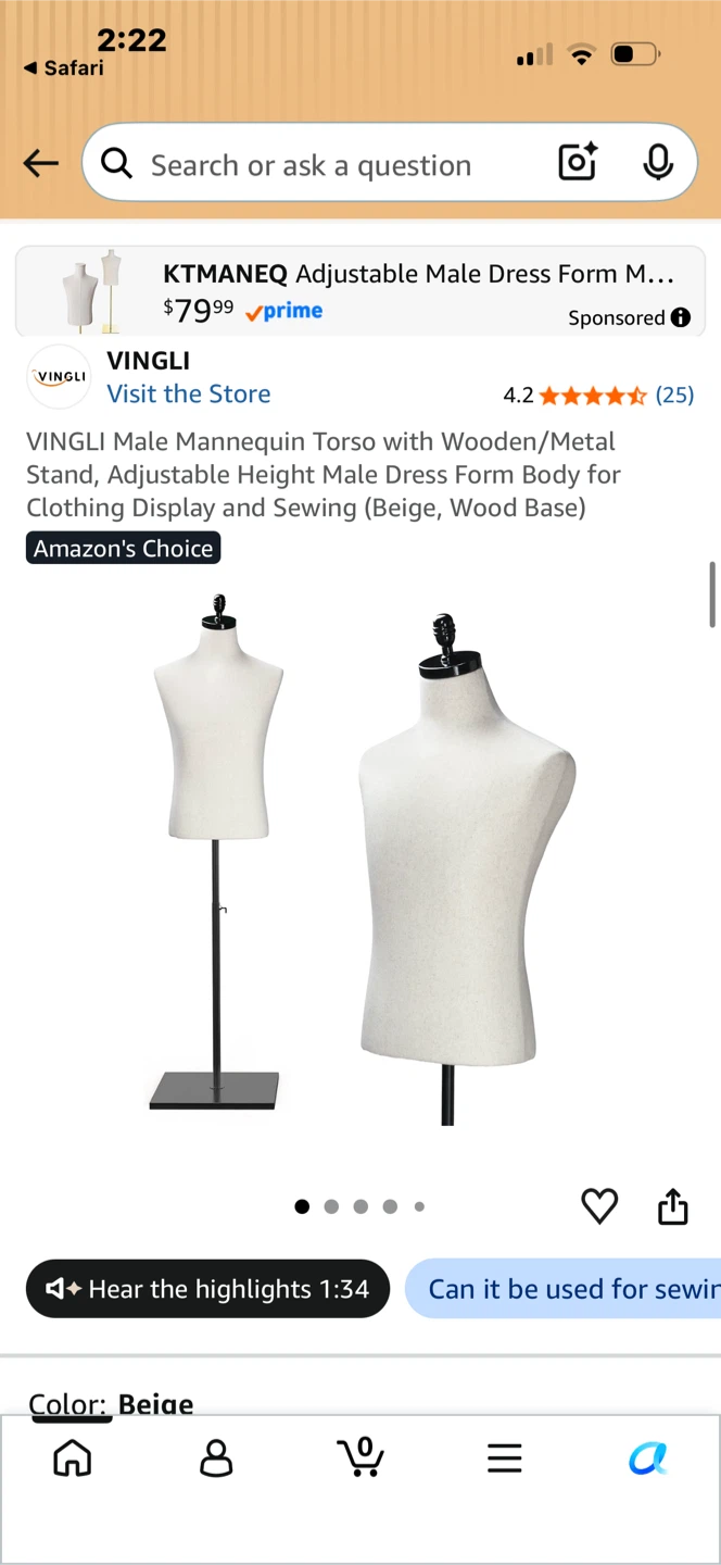 NEW Mannequin Torso & Stand - photo 2